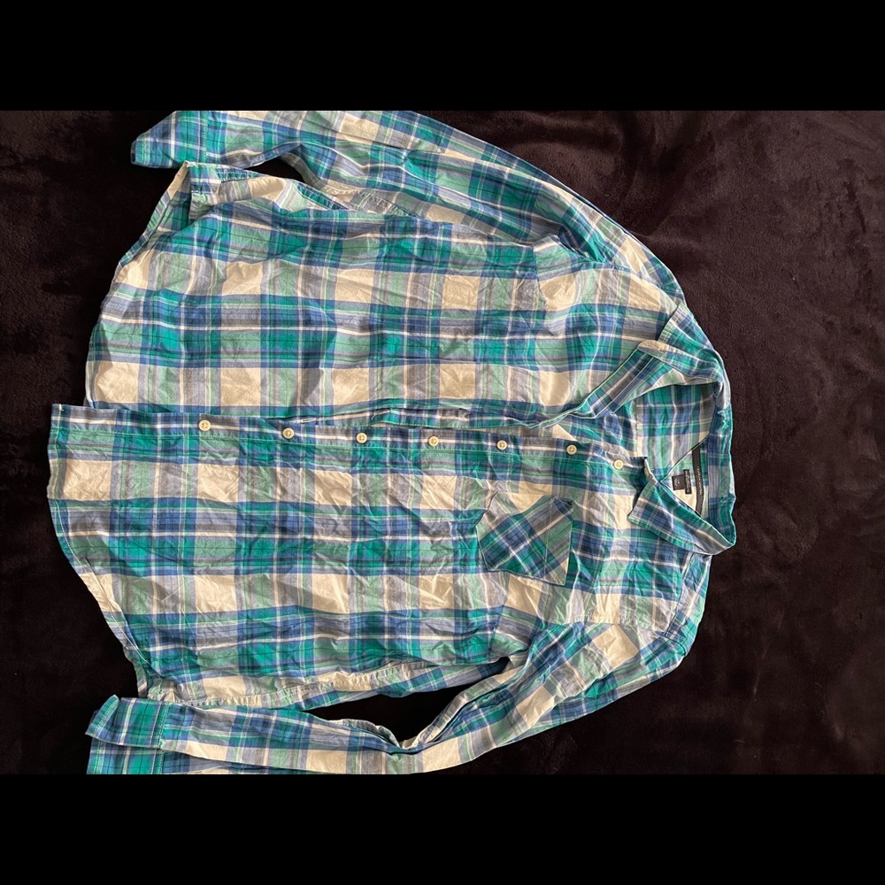 Plaid ButtonUp